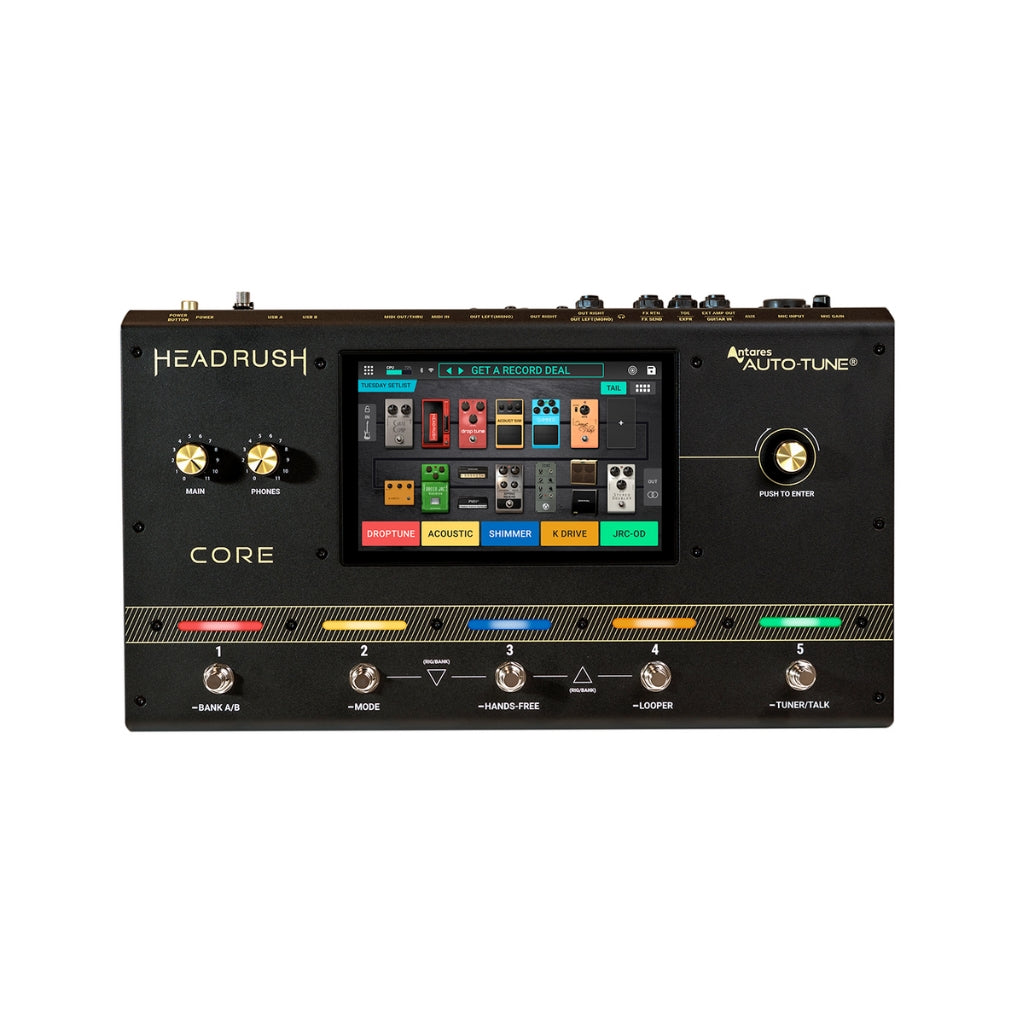Headrush - Core Compact FX Pedalboard - w Mic In , WiFi and Bluetooth