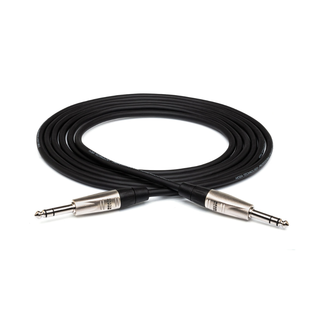 Hosa Technology - REAN 1/4 in TRS to Same - Pro Balanced Interconnect Cable 1.5ft
