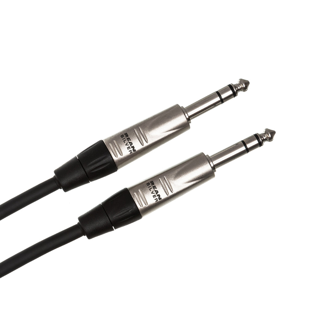 Hosa Technology - REAN 1/4 in TRS to Same - Pro Balanced Interconnect Cable 3ft