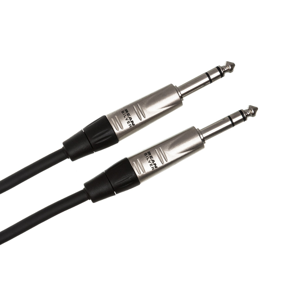 Hosa Technology - REAN 1/4 in TRS to Same - Pro Balanced Interconnect Cable 10ft