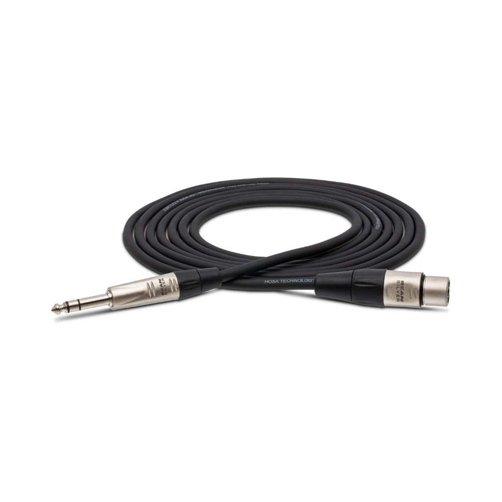 Hosa Technology - REAN XLR3F to 1/4 in TRS - Pro Balanced Interconnect Cable 1.5ft