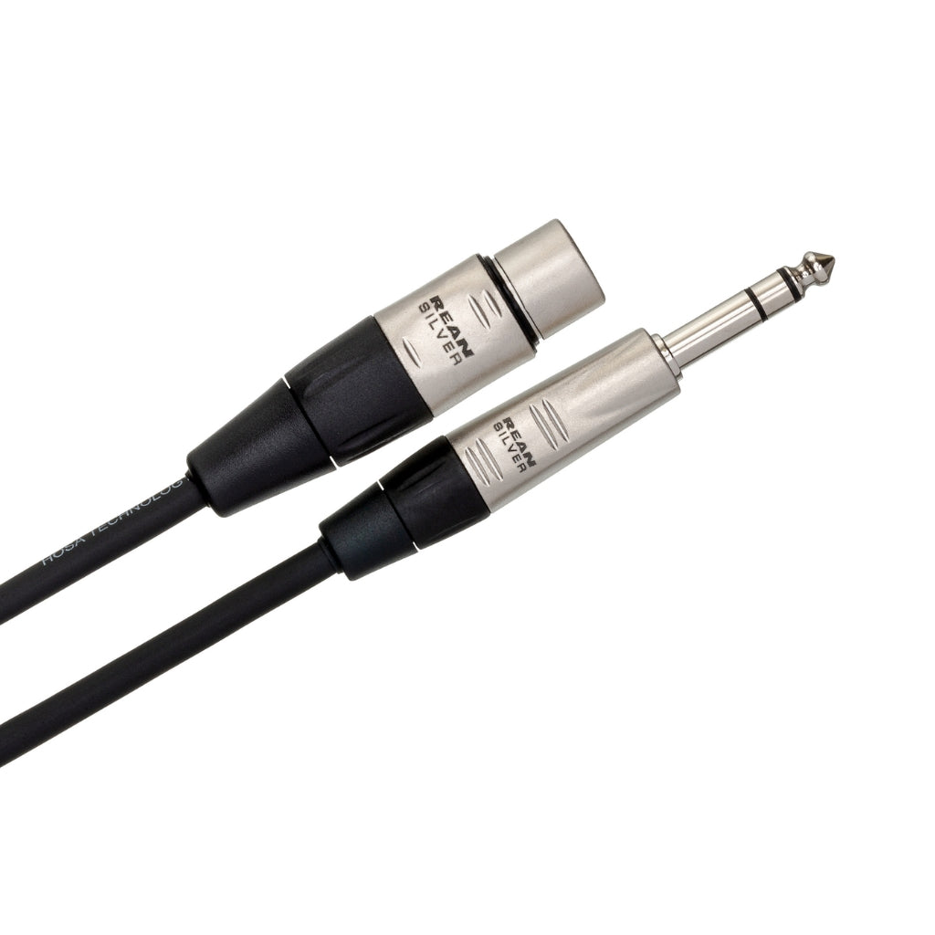 Hosa Technology - REAN XLR3F to 1/4 in TRS - Pro Balanced Interconnect Cable 3ft