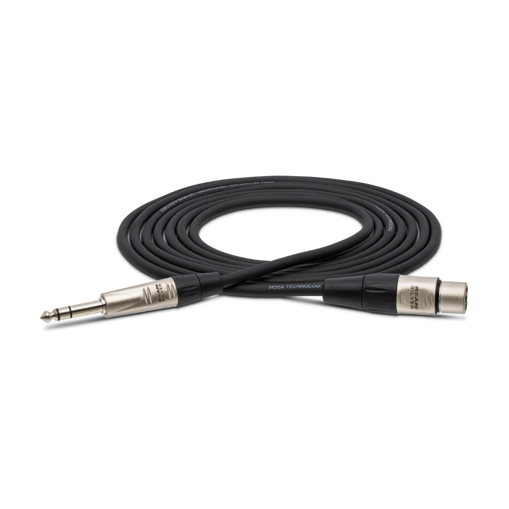 Hosa Technology - REAN XLR3F to 1/4 in TRS - Pro Balanced Interconnect Cable 5ft