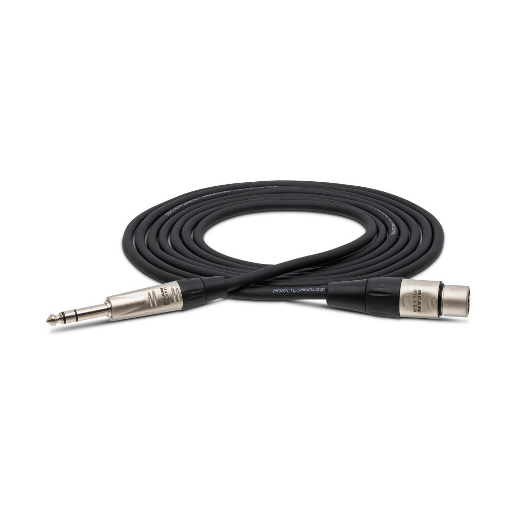 Hosa Technology - REAN XLR3F to 1/4 in TRS - Pro Balanced Interconnect Cable 15ft