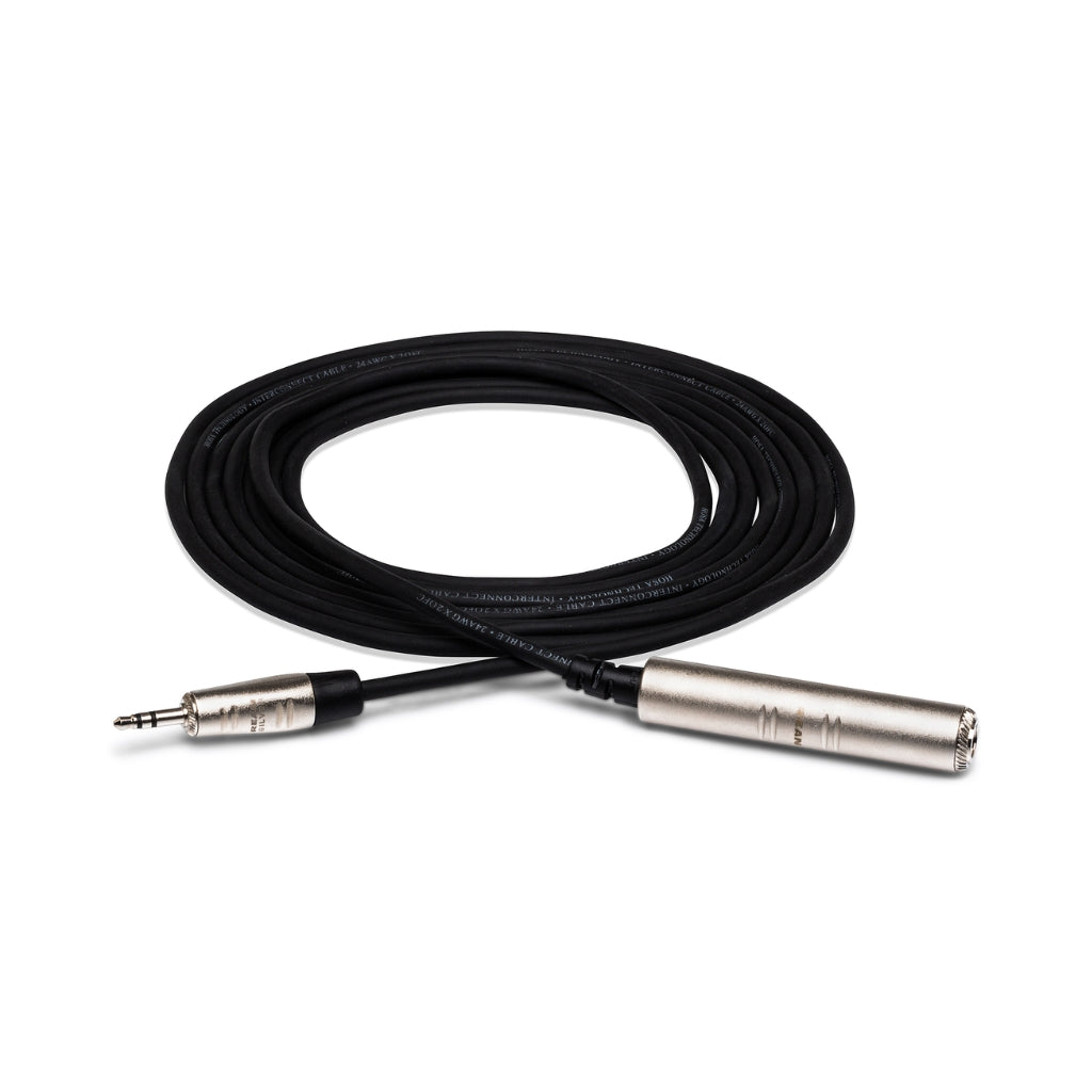 Hosa Technology - REAN 1/4 in TRS to 3.5 mm TRS - Pro Headphone Adapter Cable 5ft