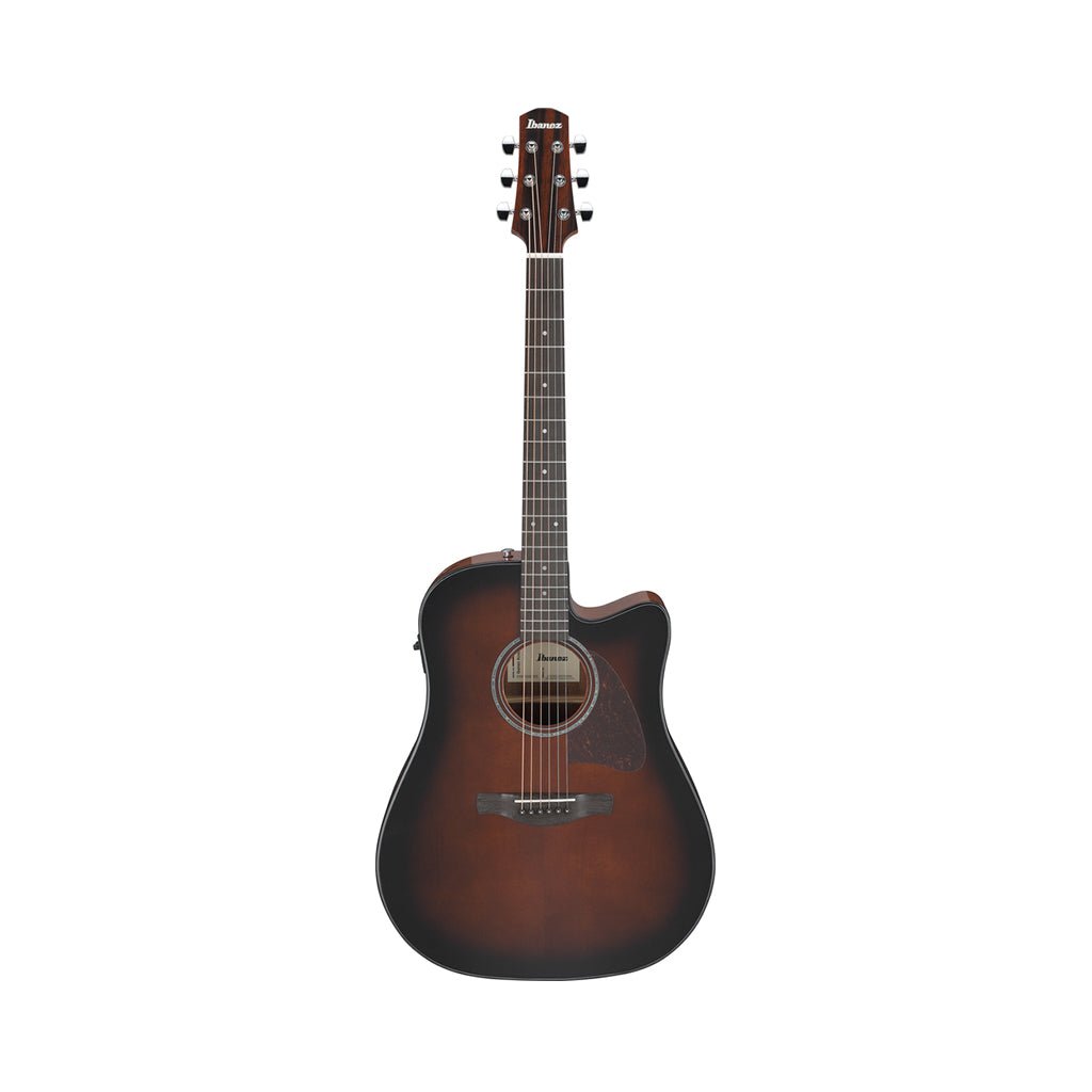 Ibanez AAD51CE Dreadnought Cutaway Acoustic Guitar w/Pickup - Dark Violin Sunburst High Gloss Acoustic Guitars Sky Music