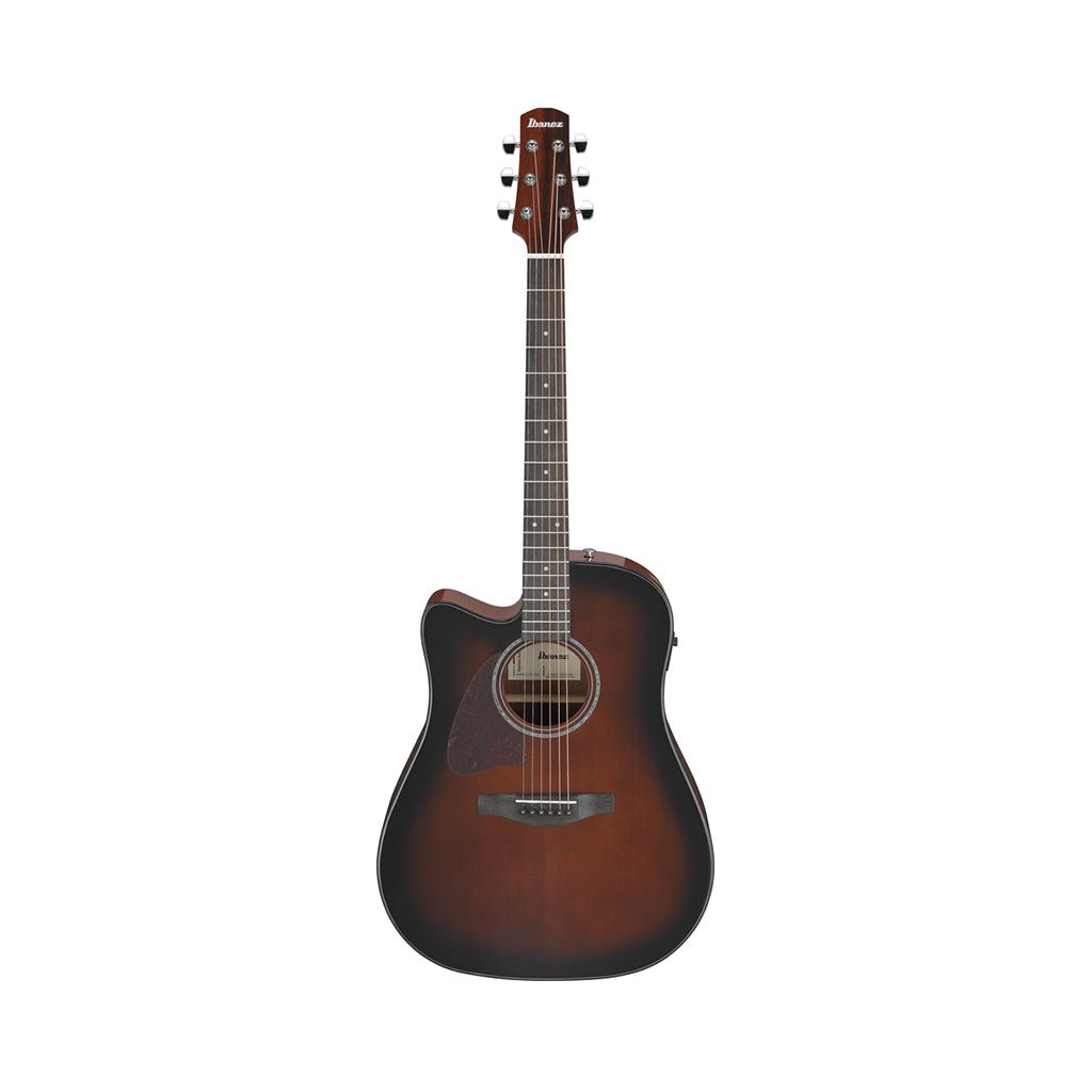 Ibanez AAD51CE Dreadnought Cutaway Left Handed Acoustic Guitar w/Pickup - Dark Violin Sunburst High Gloss Acoustic Guitars Sky Music