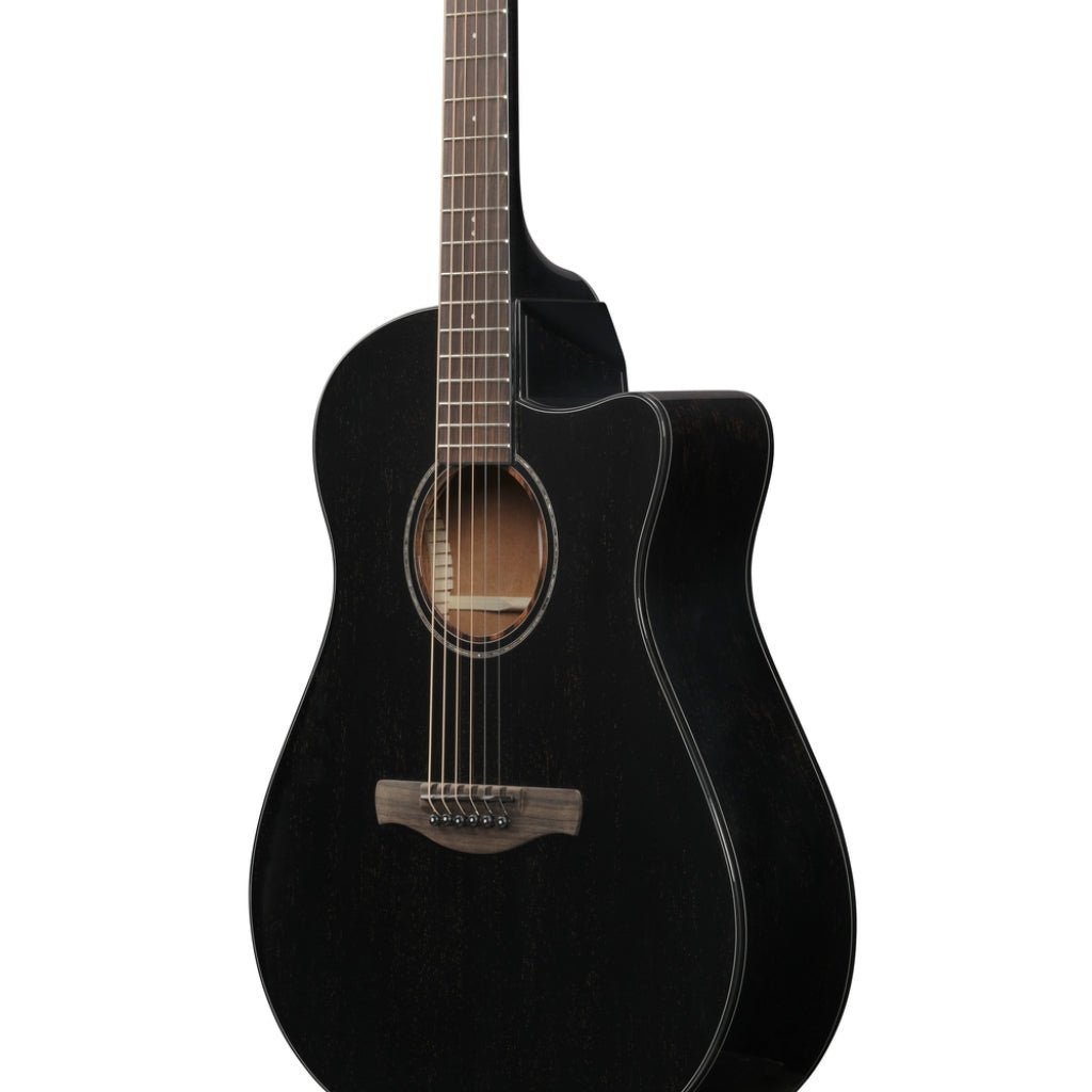 Ibanez AAM340CE Acoustic Guitar - Rustic Black High Gloss Acoustic Guitars Sky Music