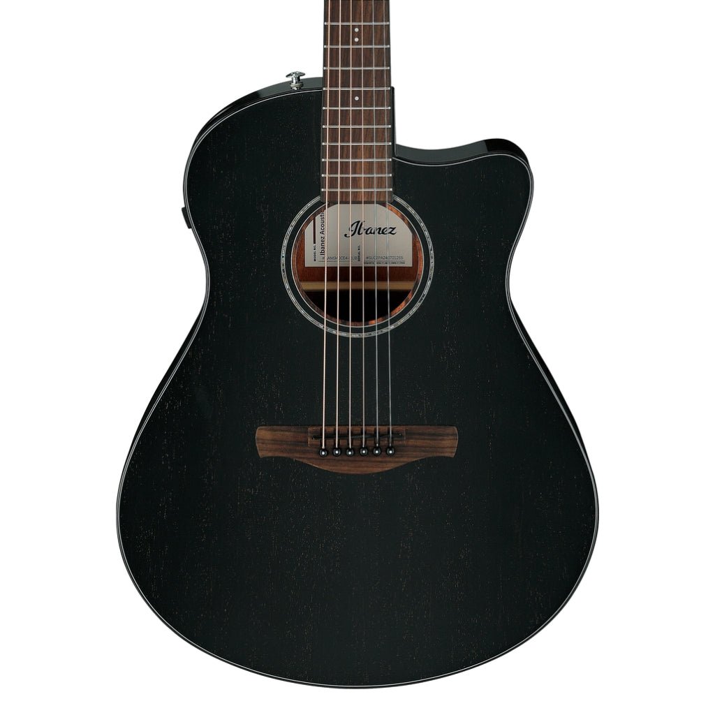 Ibanez AAM340CE Acoustic Guitar - Rustic Black High Gloss Acoustic Guitars Sky Music