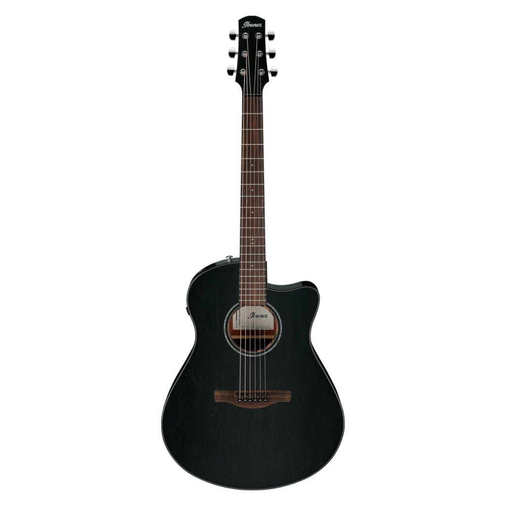 Ibanez AAM340CE Acoustic Guitar - Rustic Black High Gloss Acoustic Guitars Sky Music