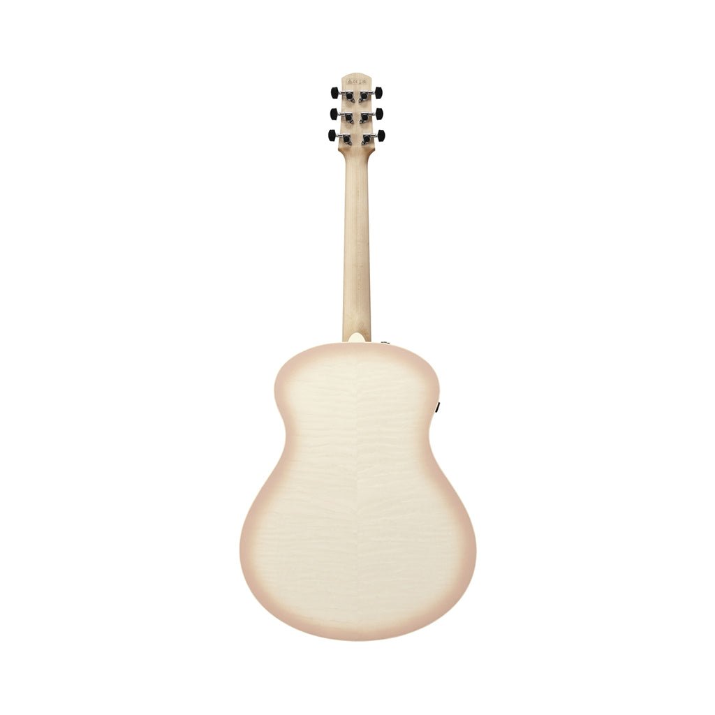 Ibanez AAM370M2E Auditorium Acoustic/Electric Guitar - Transparent Antique White Peach Fuzz Open Pore Acoustic Guitars Sky Music