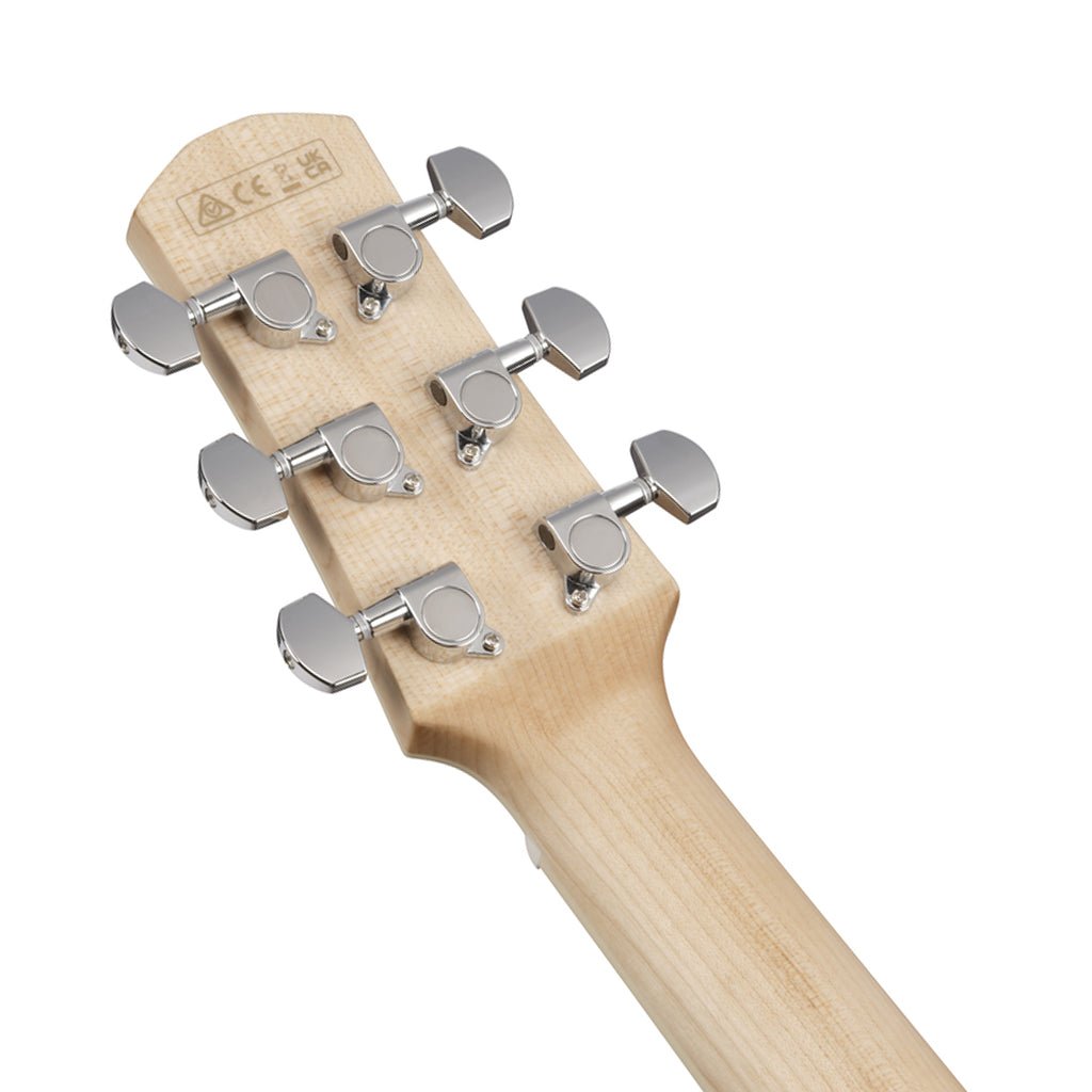 Ibanez AAM370M2E Auditorium Acoustic/Electric Guitar - Transparent Antique White Peach Fuzz Open Pore Acoustic Guitars Sky Music