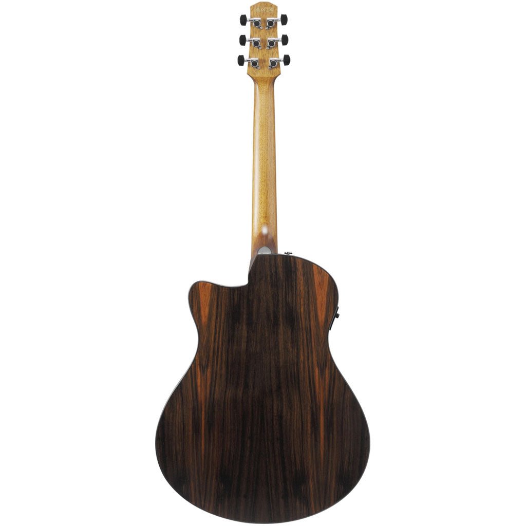 Ibanez AAM70CETBN Electro Acoustic Guitar Transparent Charcoal Burst Low Gloss Acoustic Guitars Sky Music