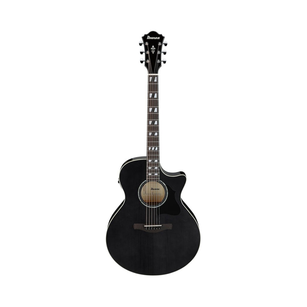 Ibanez AE170 Acoustic Guitar w/Pickup - Transparent Black High Gloss Acoustic Guitars Sky Music