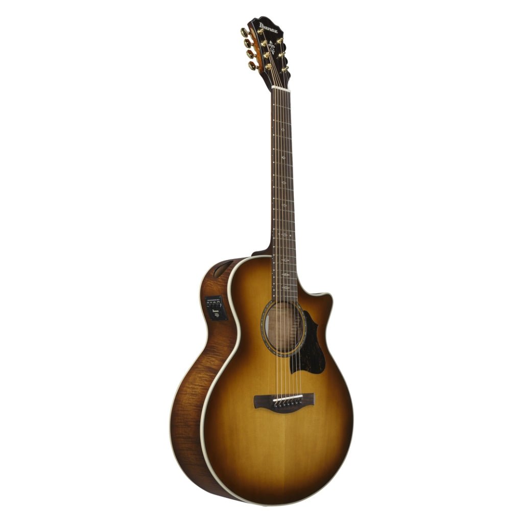 Ibanez AE3007FMH 7-String Acoustic Guitar - Tobacco Edge Burst High Gloss Acoustic Guitars Sky Music
