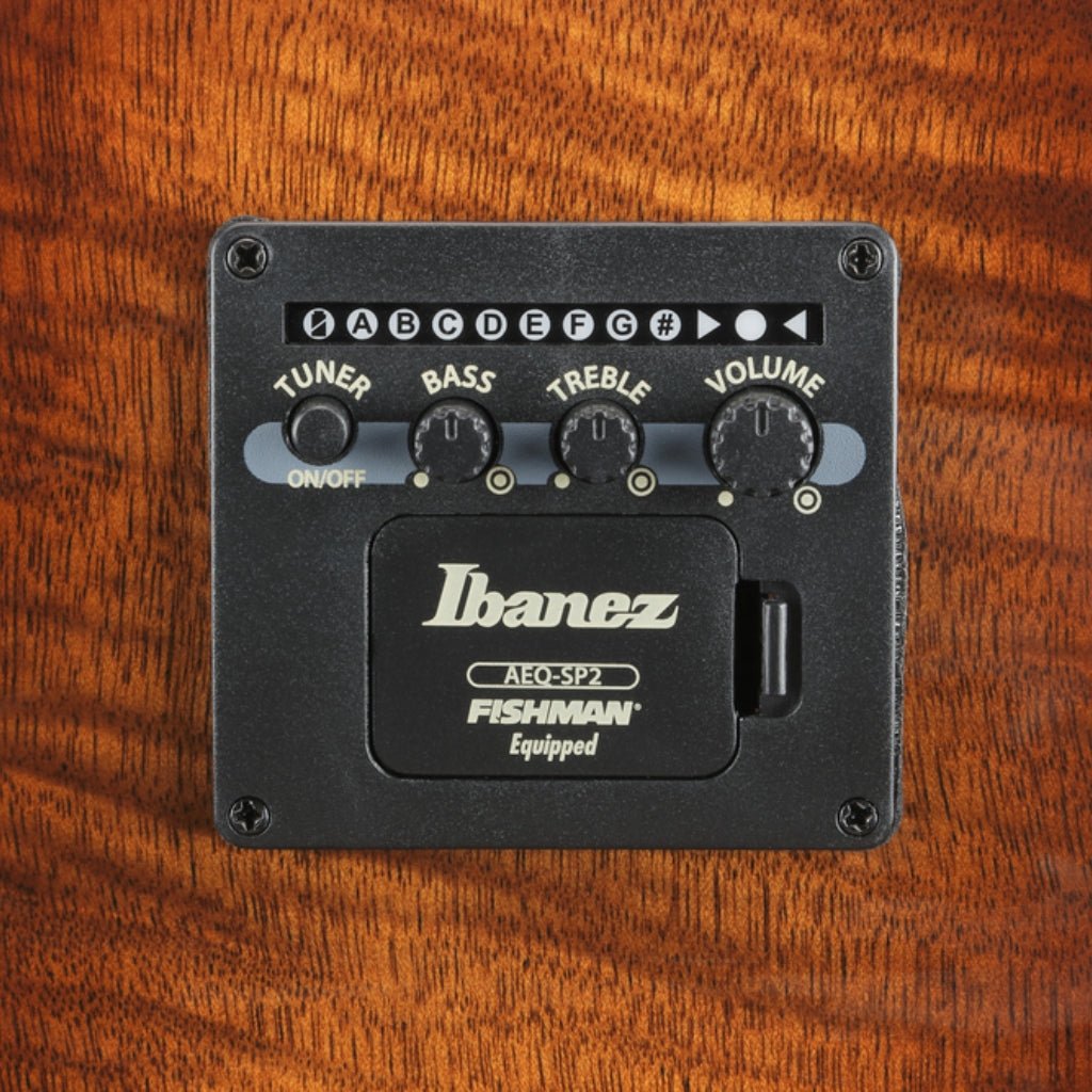 Ibanez AE3007FMH 7-String Acoustic Guitar - Tobacco Edge Burst High Gloss Acoustic Guitars Sky Music