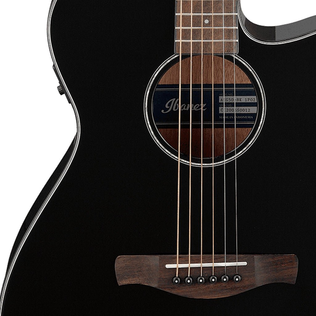 Ibanez AEG50 BK Acoustic Guitar Acoustic Guitars Sky Music