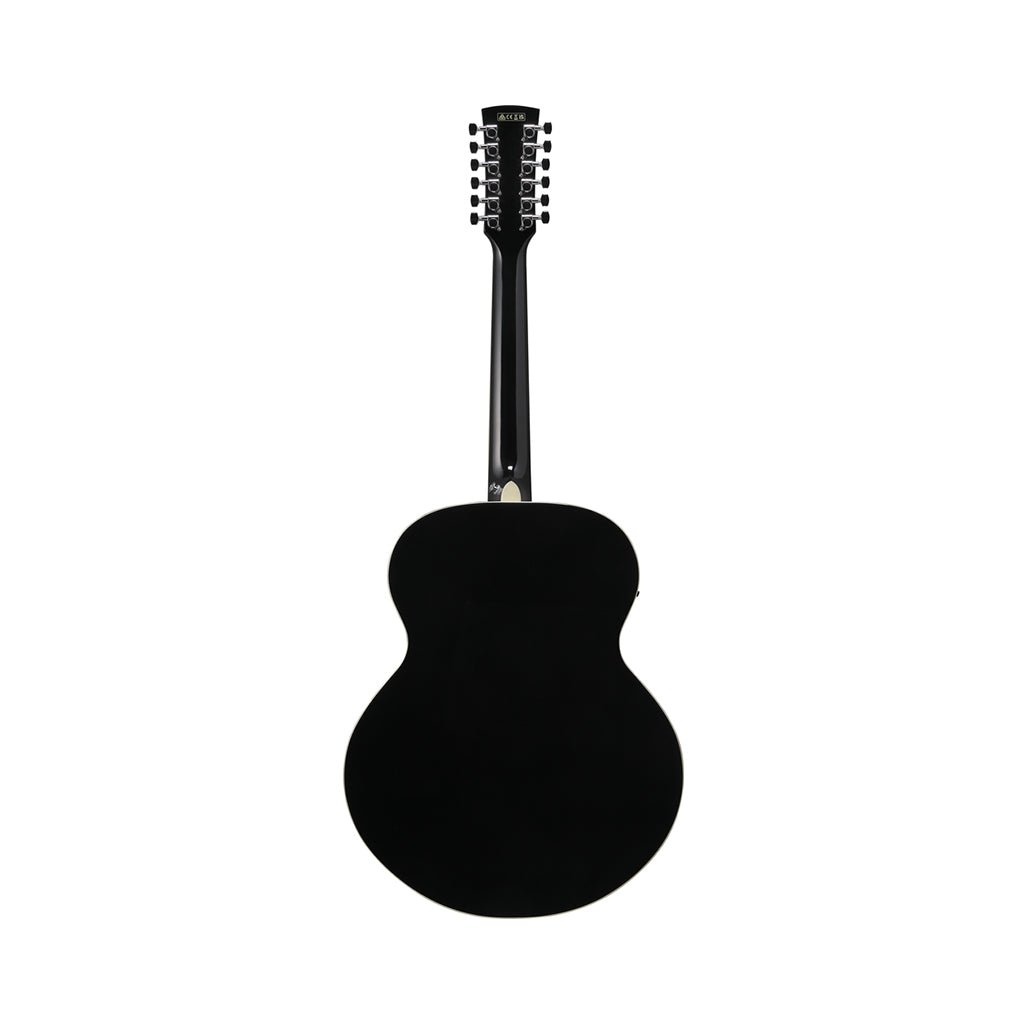 Ibanez AJ7012M1E 12-String Acoustic Guitar w/Pickup - Black High Gloss Acoustic Guitars Sky Music
