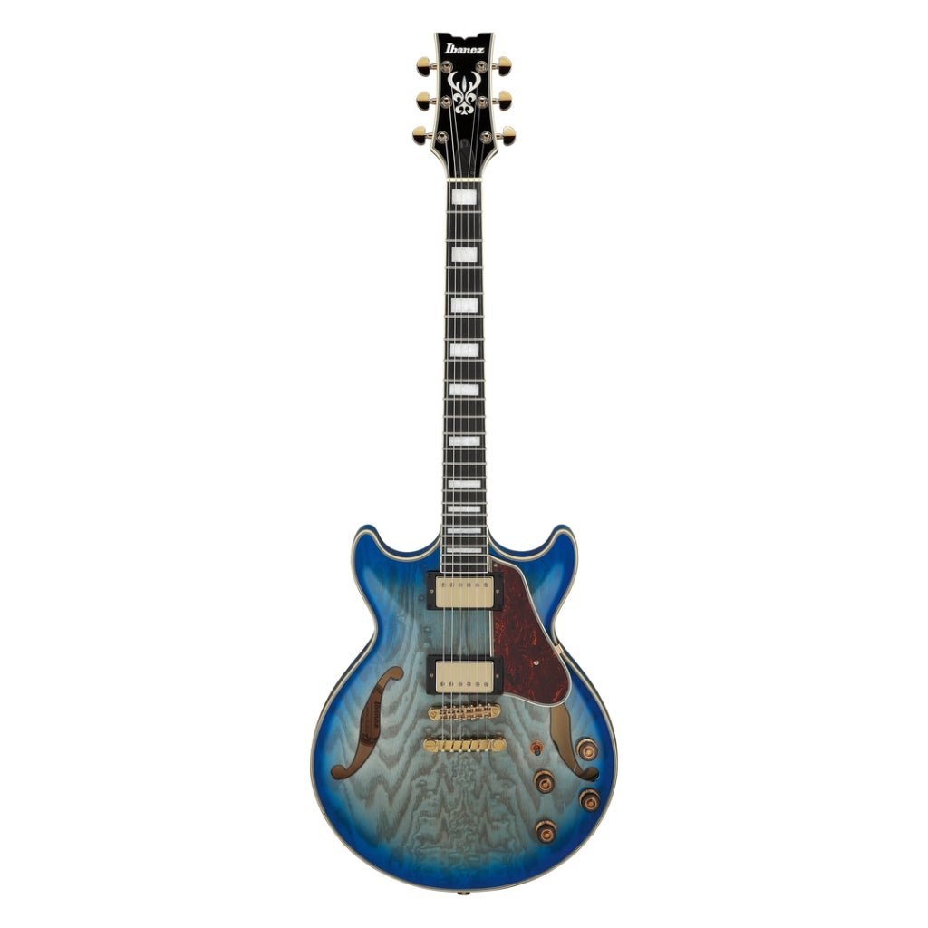 Ibanez AM93QA Electric Guitar - Jet Blue Burst Electric Guitars Sky Music