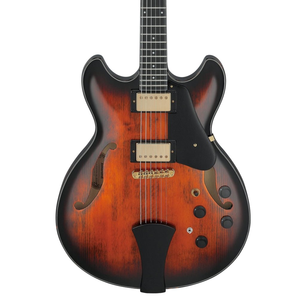 Ibanez ASH300 Semi Acoustic-Electric Guitar - Tobacco Brown Electric Guitars Sky Music
