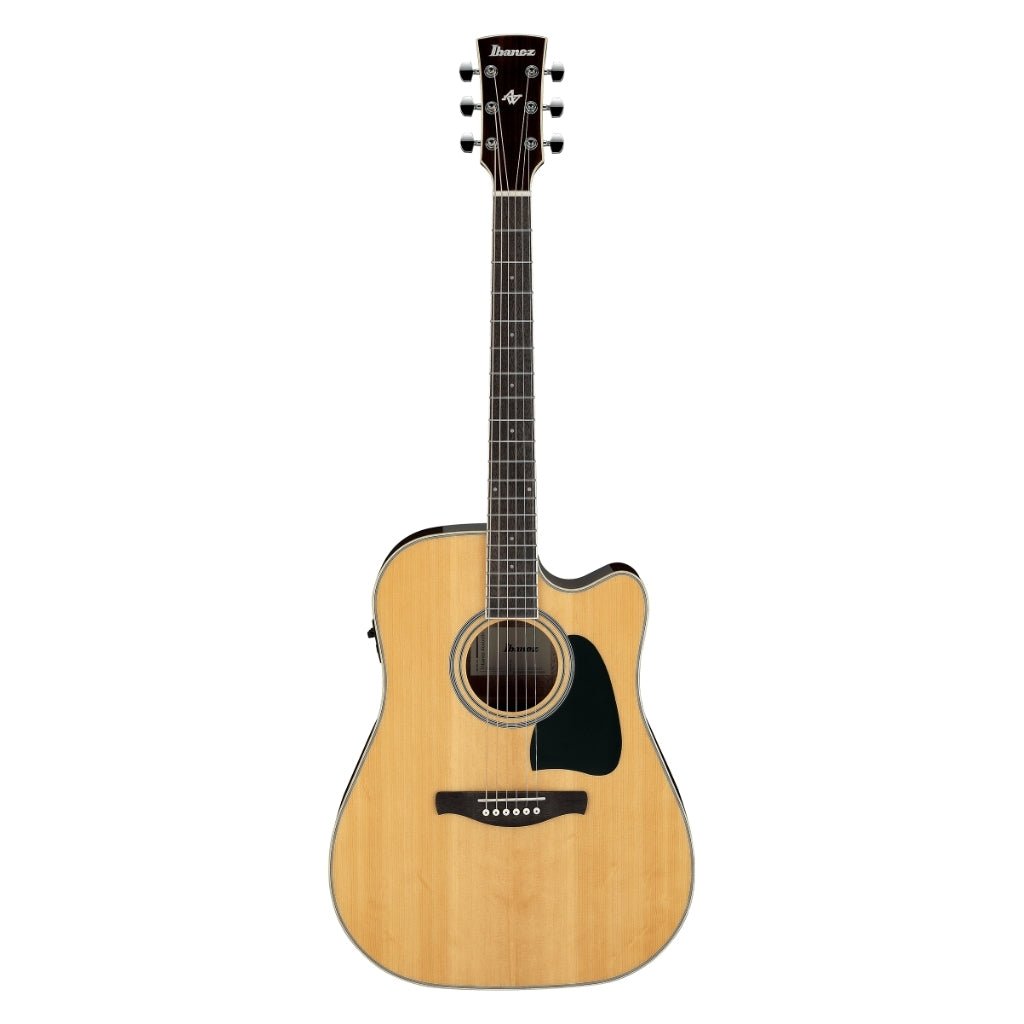 Ibanez AW70ECE Artwood Solid Acoustic/Electric Guitar - Natural High Gloss Acoustic Guitars Sky Music