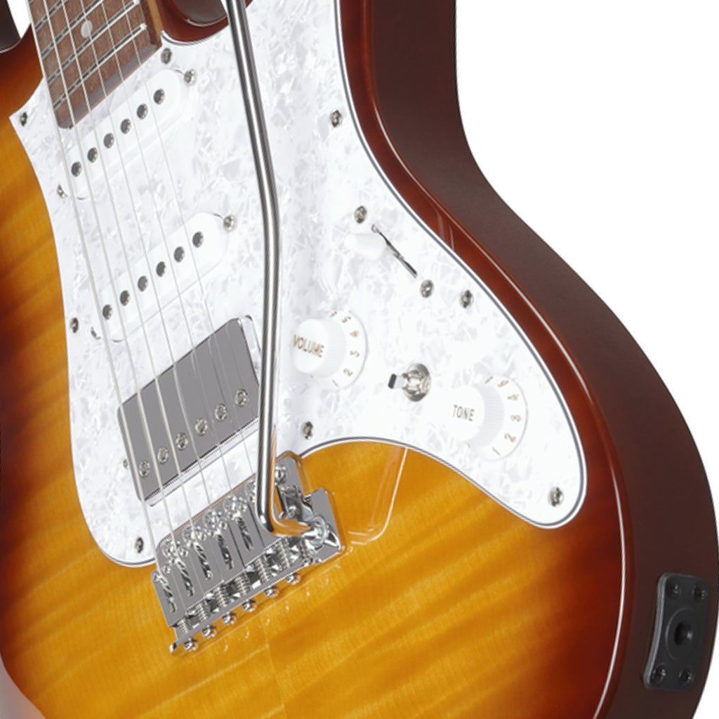 Ibanez AZ22S1F Flamed Maple Top Electric Guitar - Violin Sunburst Electric Guitars Sky Music