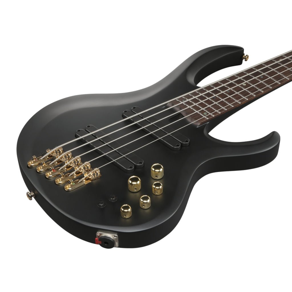 Ibanez Bass Workshop BTB605LM 5-String Electric Bass - Black Flat Bass Guitars Sky Music