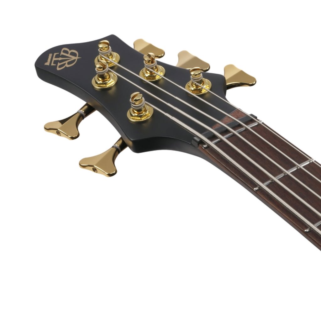 Ibanez Bass Workshop BTB605LM 5-String Electric Bass - Black Flat Bass Guitars Sky Music