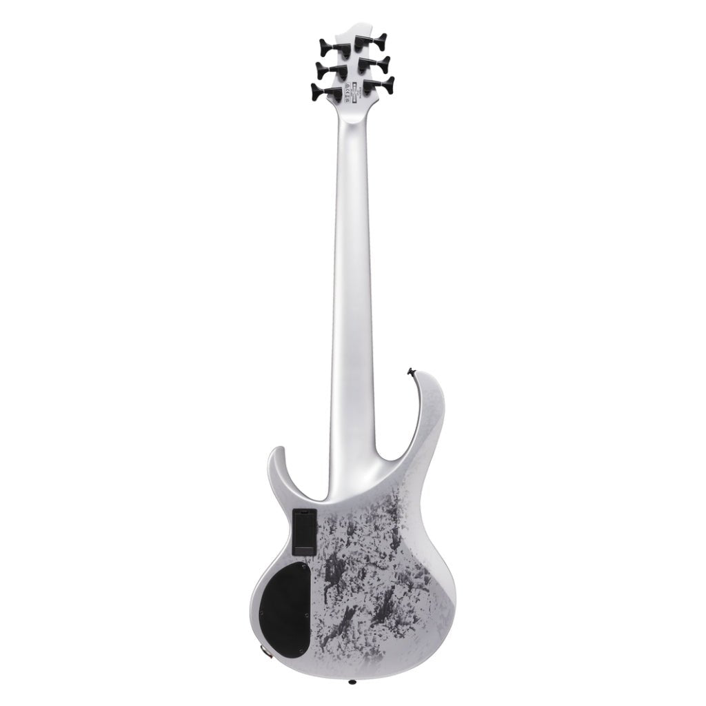 Ibanez BTB25TH6SLM 6 String Electric Bass Guitar Silver Blizzard Matte Bass Guitars Sky Music