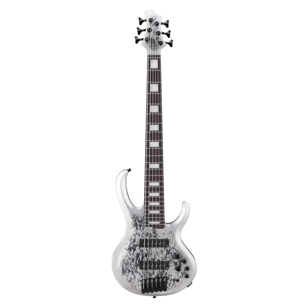 Ibanez BTB25TH6SLM 6 String Electric Bass Guitar Silver Blizzard Matte Bass Guitars Sky Music