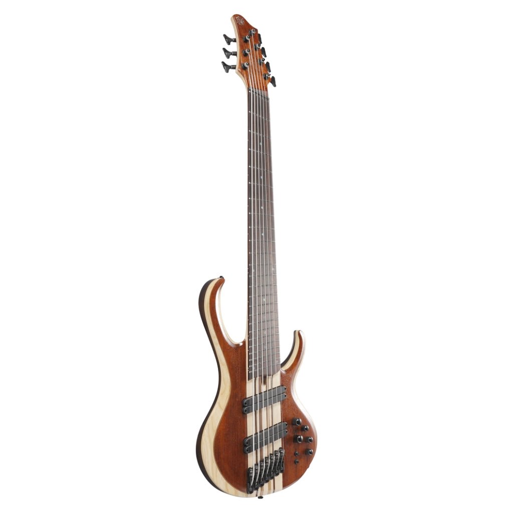 Ibanez BTB7MSNML 7 String Electric Bass Guitar Natural Mocha Low Gloss Bass Guitars Sky Music