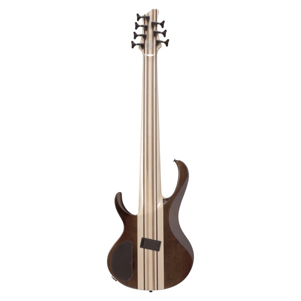 Ibanez BTB7MSNML 7 String Electric Bass Guitar Natural Mocha Low Gloss Bass Guitars Sky Music