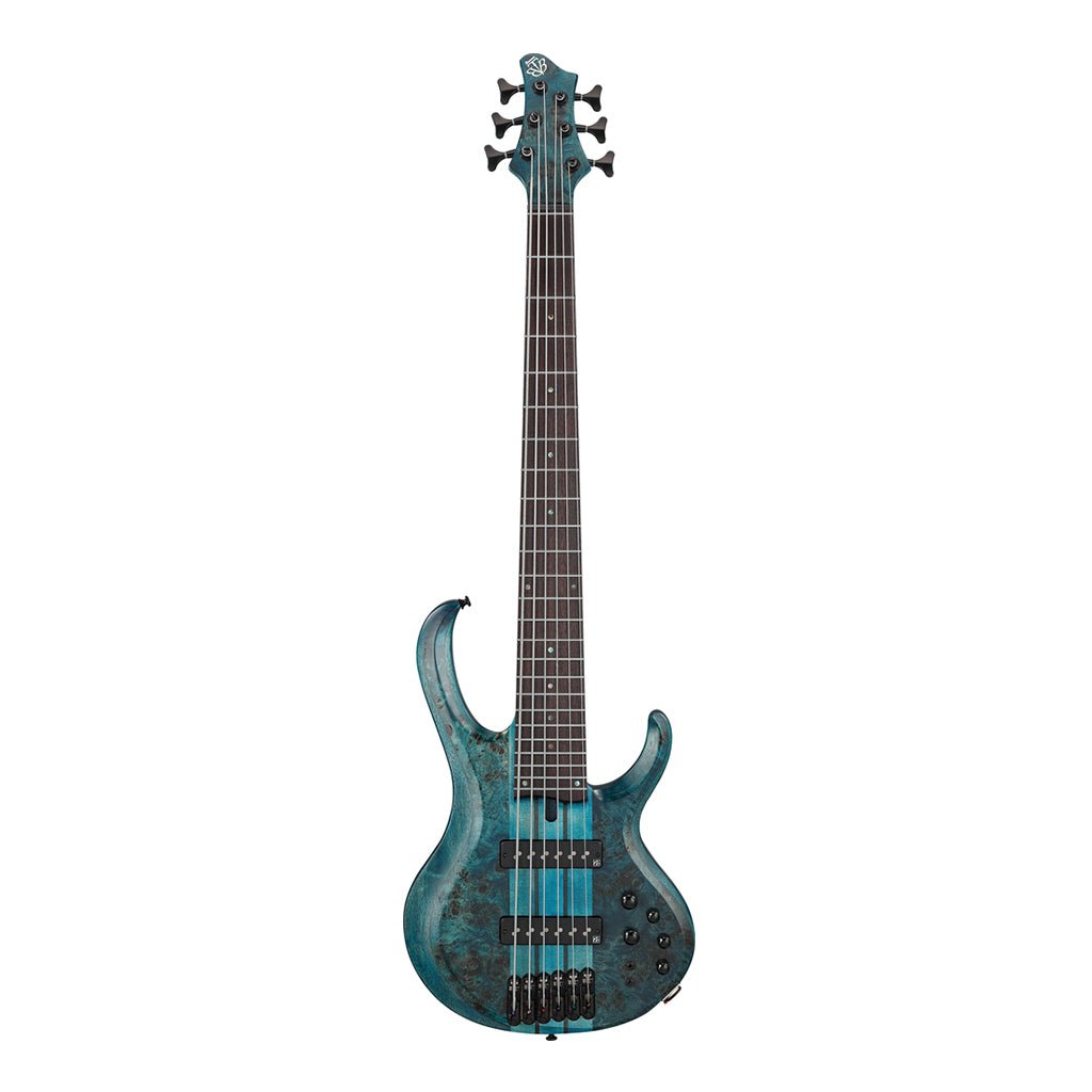 Ibanez BTB946 Cosmic Blue Low Gloss 6 String Electric Bass Bass Guitars Sky Music