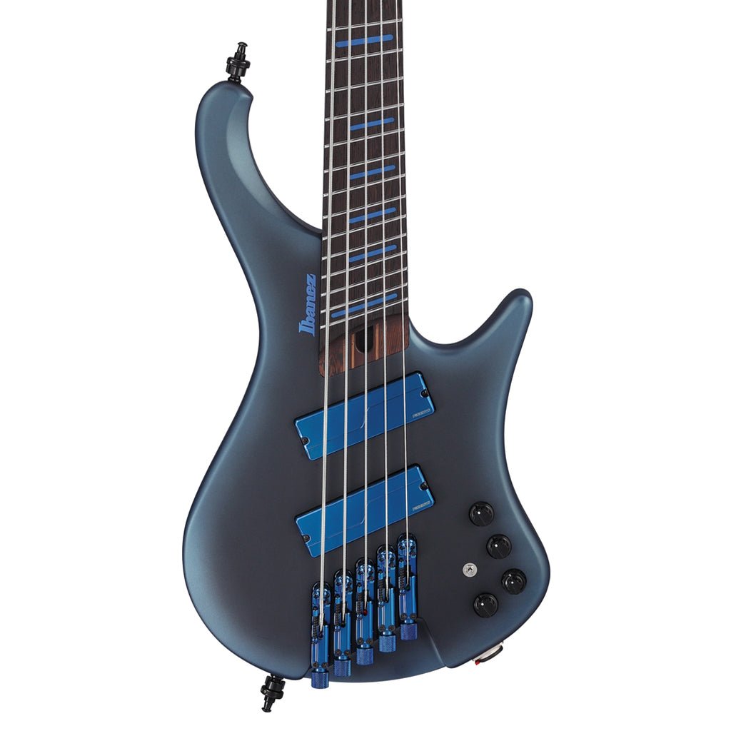 Ibanez EHB5MSBSP Midnight Arctic Ocean Matte 5 String Electric Bass with Gig bag Bass Guitars Sky Music