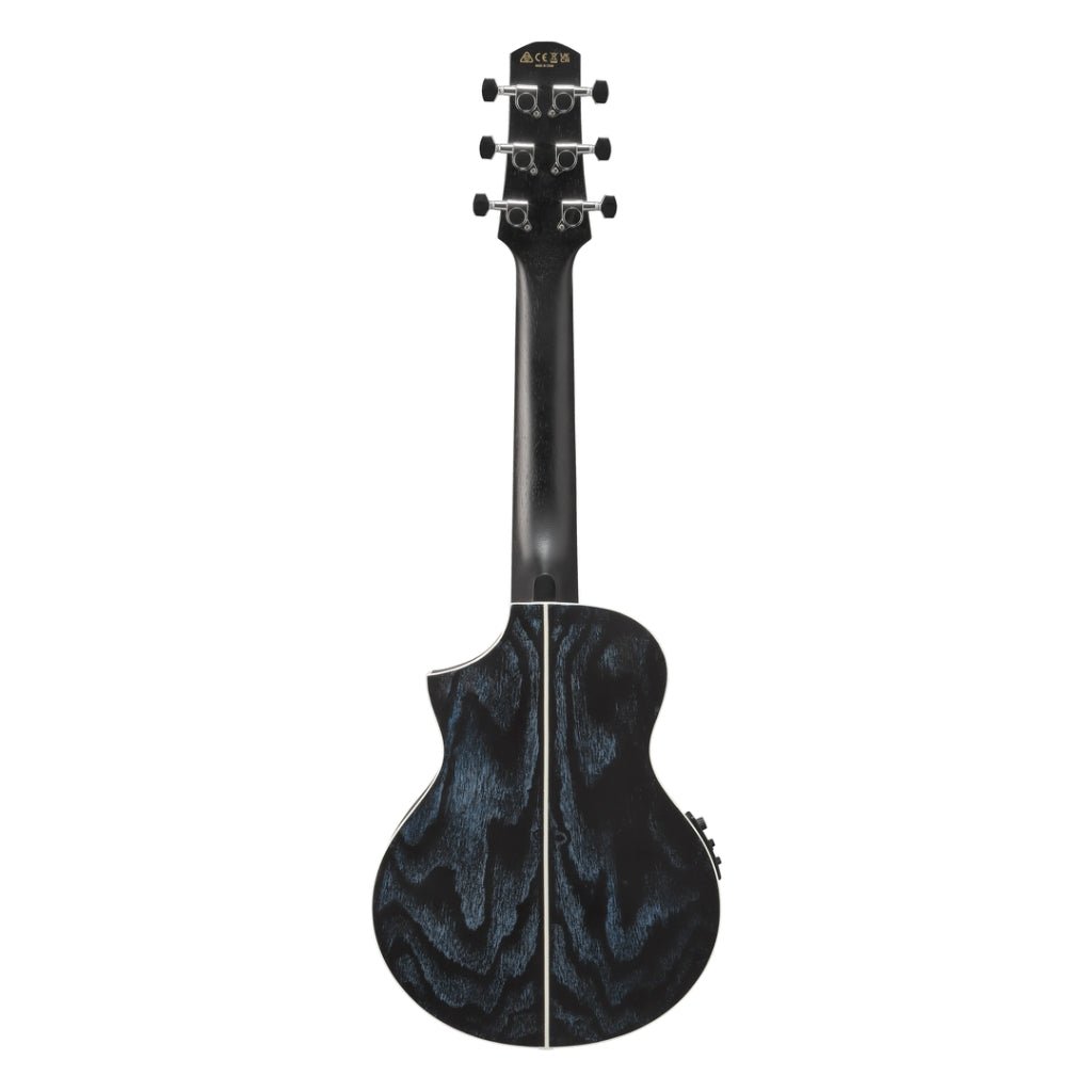 Ibanez EWP16EWB Open Pore Mini Acoustic-Electric Guitar - Galaxy Aqua Acoustic Guitars Sky Music