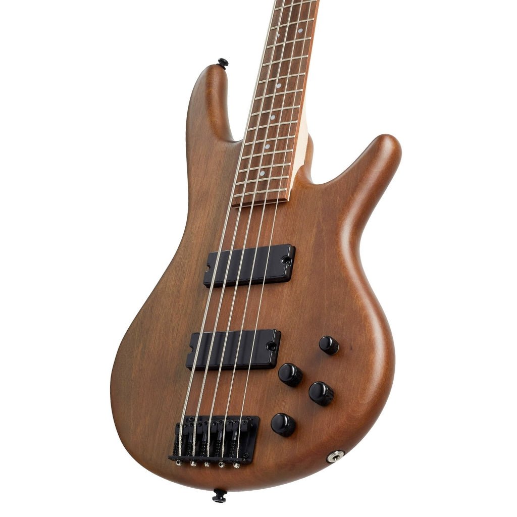 Ibanez GSR205B Gio Electric 5-String Bass, Walnut Flat Bass Guitars Sky Music