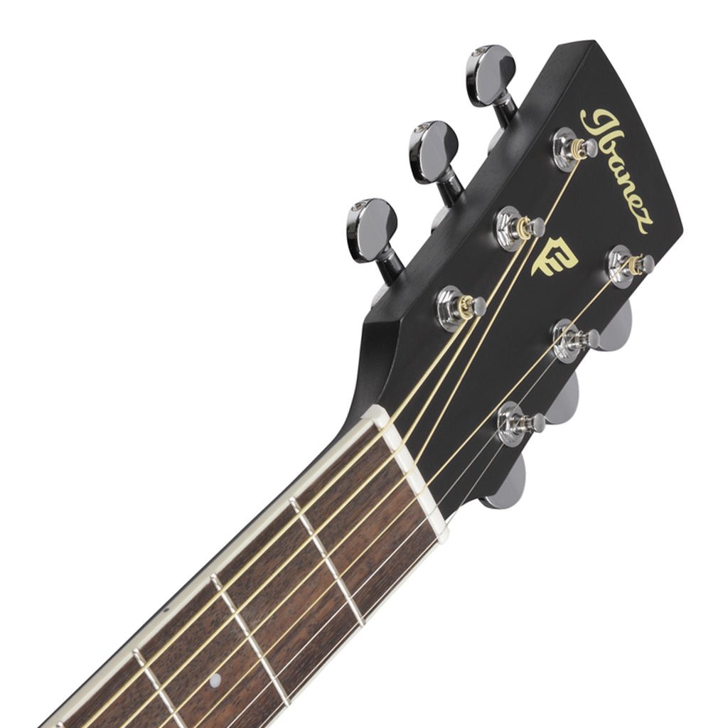 Ibanez PF16MWCEWK Electro Acoustic Guitar Weathered Black Open Pore Acoustic Guitars Sky Music