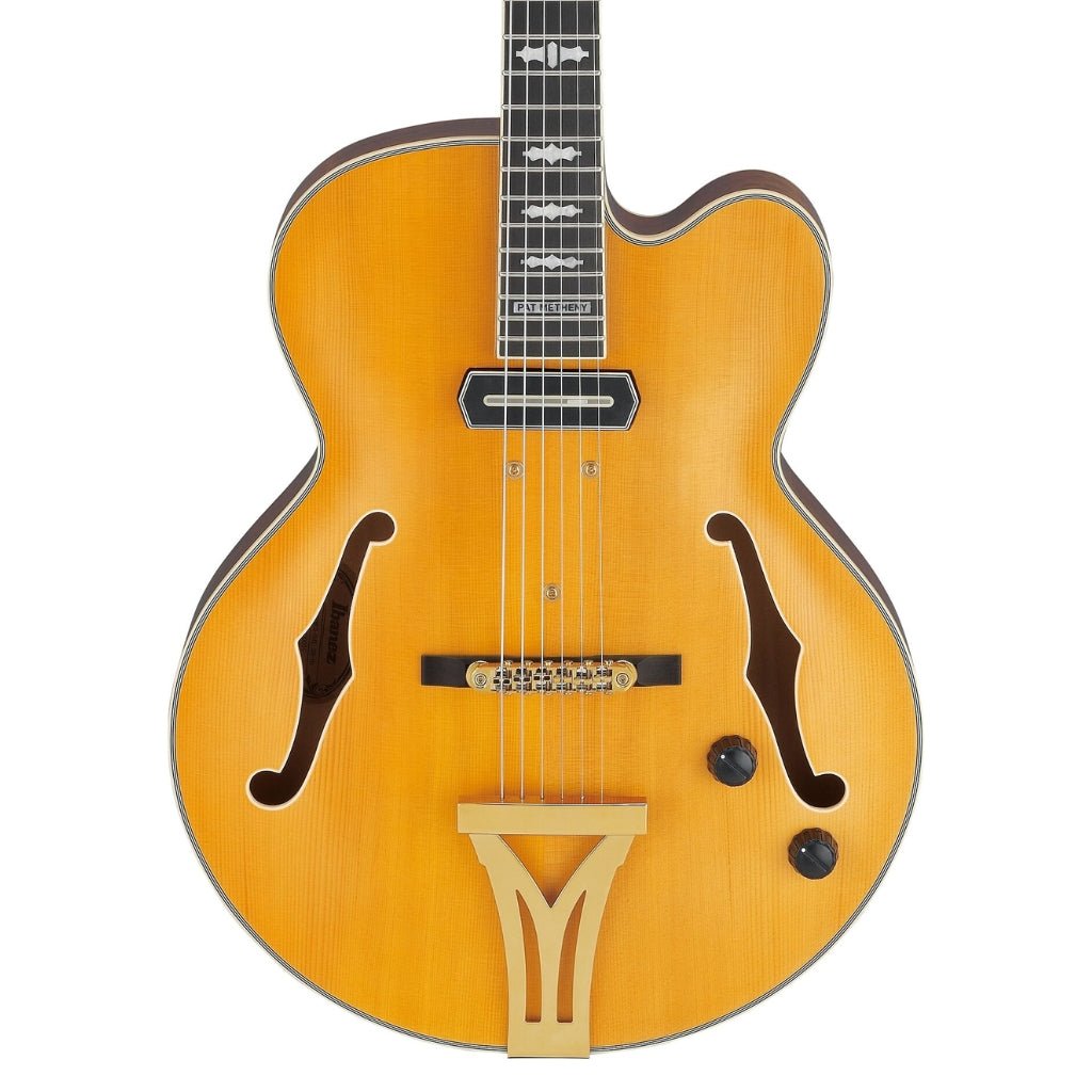 Ibanez PM3C Pat Metheny Signature Electric Guitar - Natural Amber Low Gloss Electric Guitars Sky Music