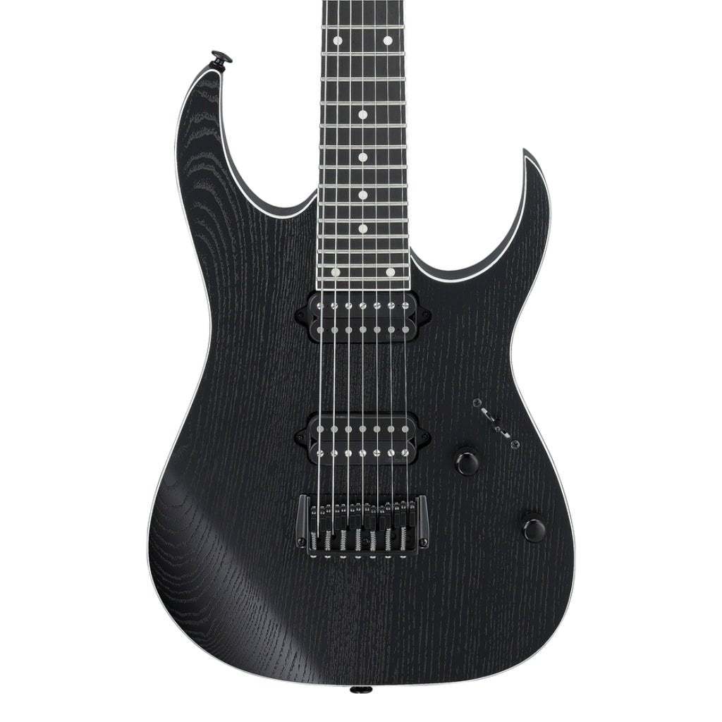 Ibanez Prestige RGR762AHBF 7-String Electric Guitar - Weathered Black Electric Guitars Sky Music