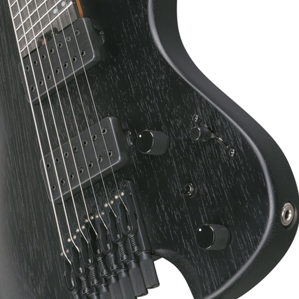 Ibanez QX527B 7-String Headless Electric Guitar - Weathered Black Electric Guitars Sky Music