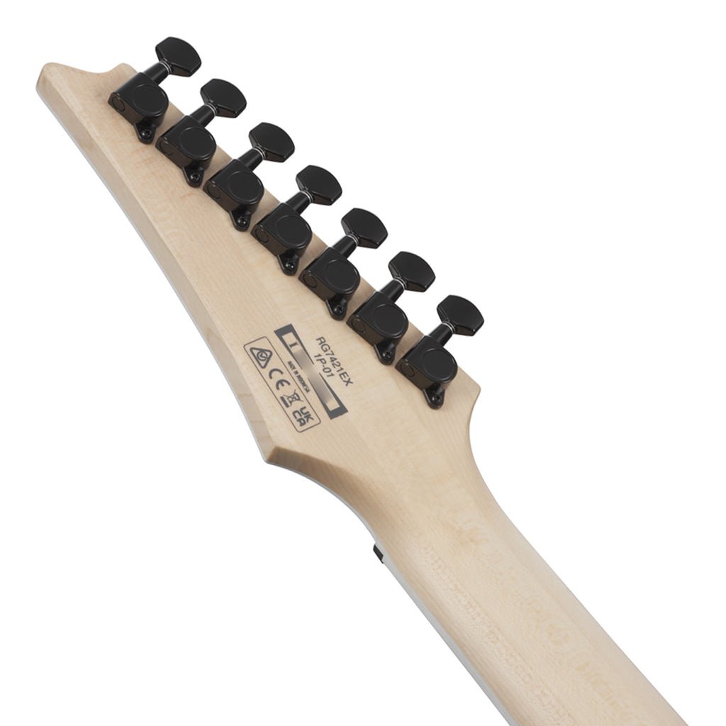 Ibanez RG7421EXBKF 7 String Electric Guitar Black Flat Electric Guitars Sky Music