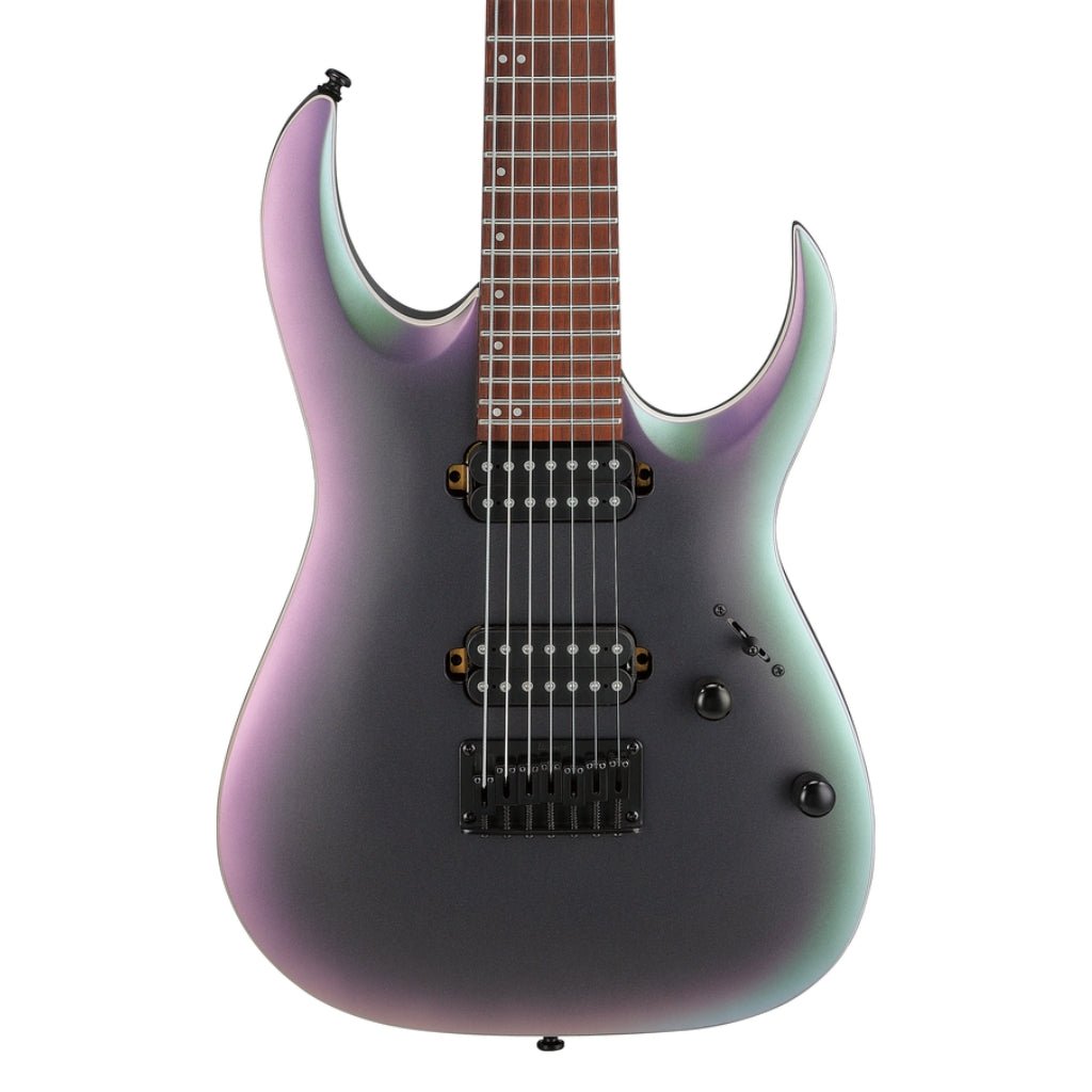 Ibanez RGA742EX 7-String Electric Guitar - Black Aurora Burst Matte Electric Guitars Sky Music