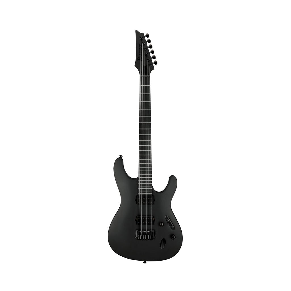 Ibanez S721RB Iron Label S Series Electric Guitar - Black Flat Electric Guitars Sky Music