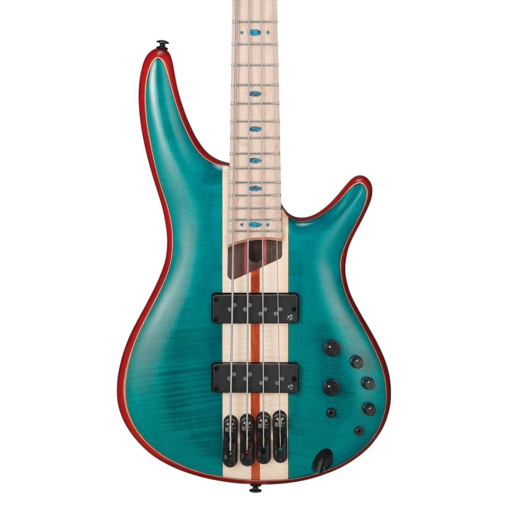 Ibanez SR1420BCGL 4 String Electric Bass Guitar Caribbean Green Low Gloss Bass Guitars Sky Music