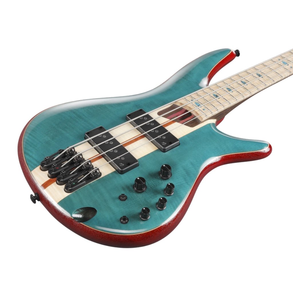 Ibanez SR1420BCGL 4 String Electric Bass Guitar Caribbean Green Low Gloss Bass Guitars Sky Music