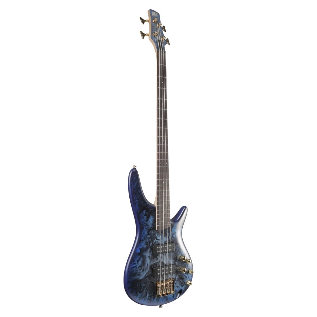Ibanez SR300EDXCZM 4 String Electric Bass Guitar Cosmic Blue Frozen Matte Bass Guitars Sky Music