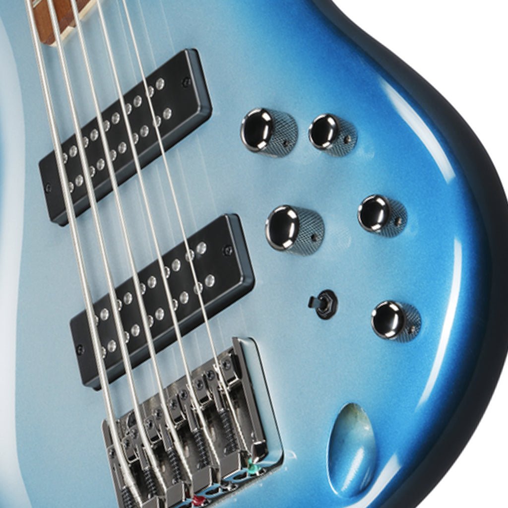 Ibanez SR305E Deep Ocean Metallic 5 String Electric Bass Bass Guitars Sky Music