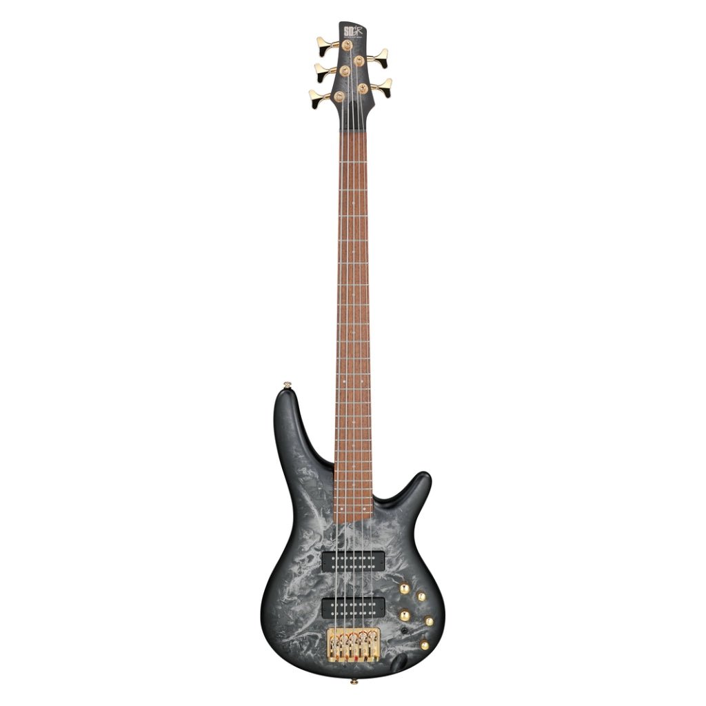 Ibanez SR305EDXBZM 5 String Electric Bass Guitar Black Ice Frozen Matte Bass Guitars Sky Music
