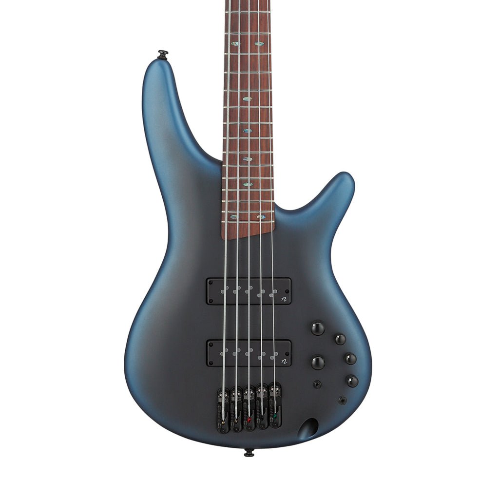 Ibanez SR505N 5-String Electric Bass Nordstrand Pickups - Midnight Arctic Ocean Matte Bass Guitars Sky Music