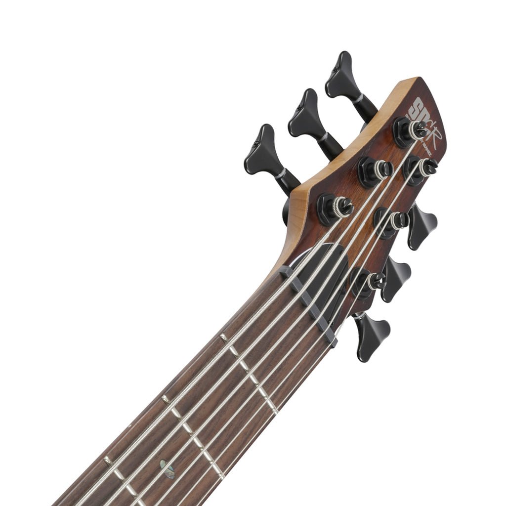 Ibanez SR506A 6-String Electric Bass Bartolini Pickups - Mahogany Brown Burst Low Gloss Bass Guitars Sky Music